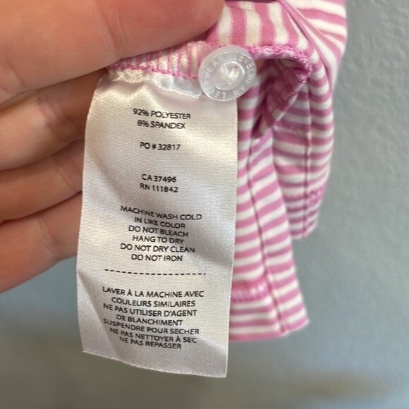 NEW Levelwear Encore Polo in Cyclamen Pink / White Size Medium - Picture 8 of 10